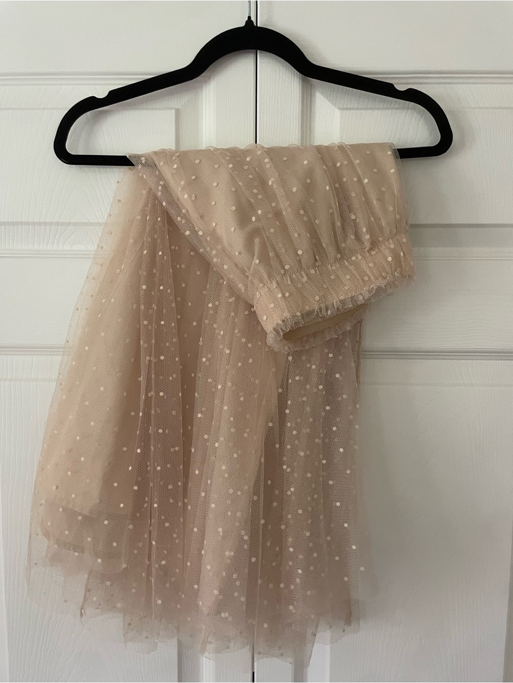 Disney Lauren Conrad Soft Cream Layered Tulle Skirt